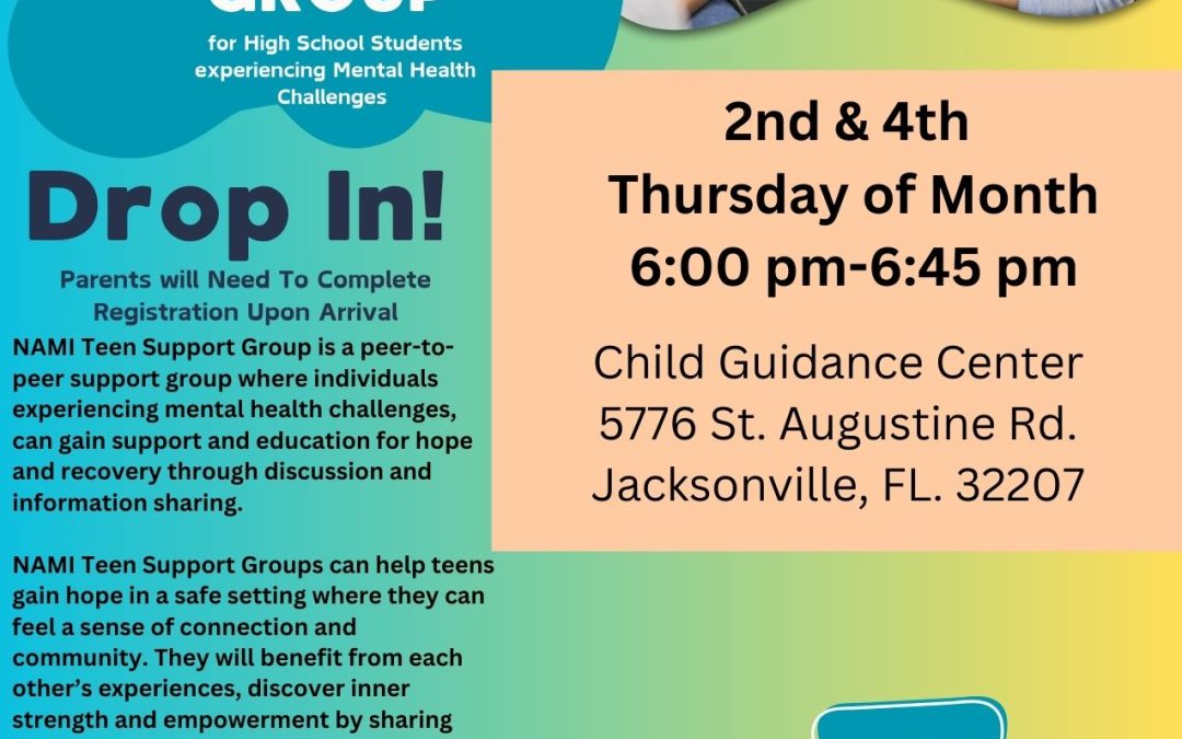 NAMI Teen Support Group at Child Guidance Center